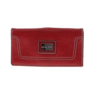 Michael Kors Red Leather with White Stitching Wallet